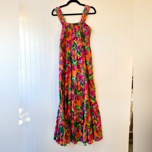 Express Floral Smocked Maxi Dress – Size Medium – NWT